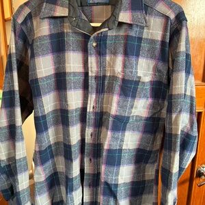 Vintage 1980s Pendleton blue/grey/purple